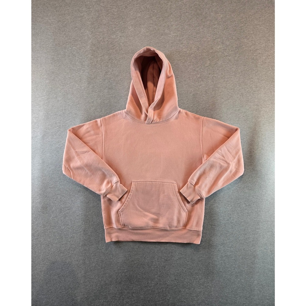 TNA Aritzia Perfect Fit Hoodie Womens XS Pink Cozy Sweatfleece Pullover